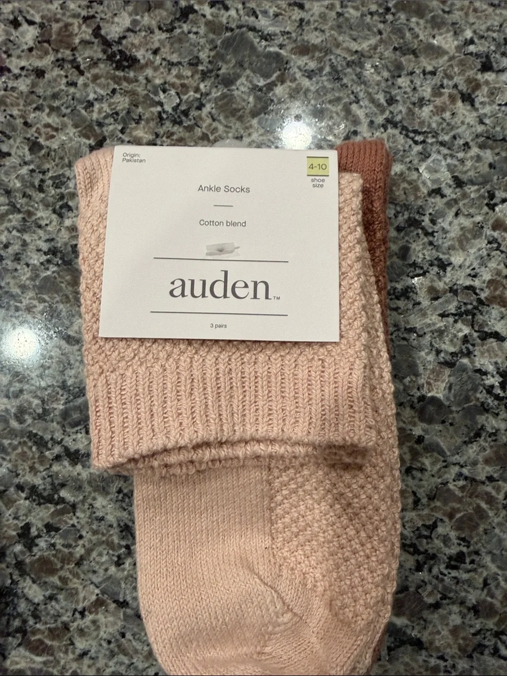 Auden Mixed Casual Socks Pack - Pink, Burgundy, Light Gray